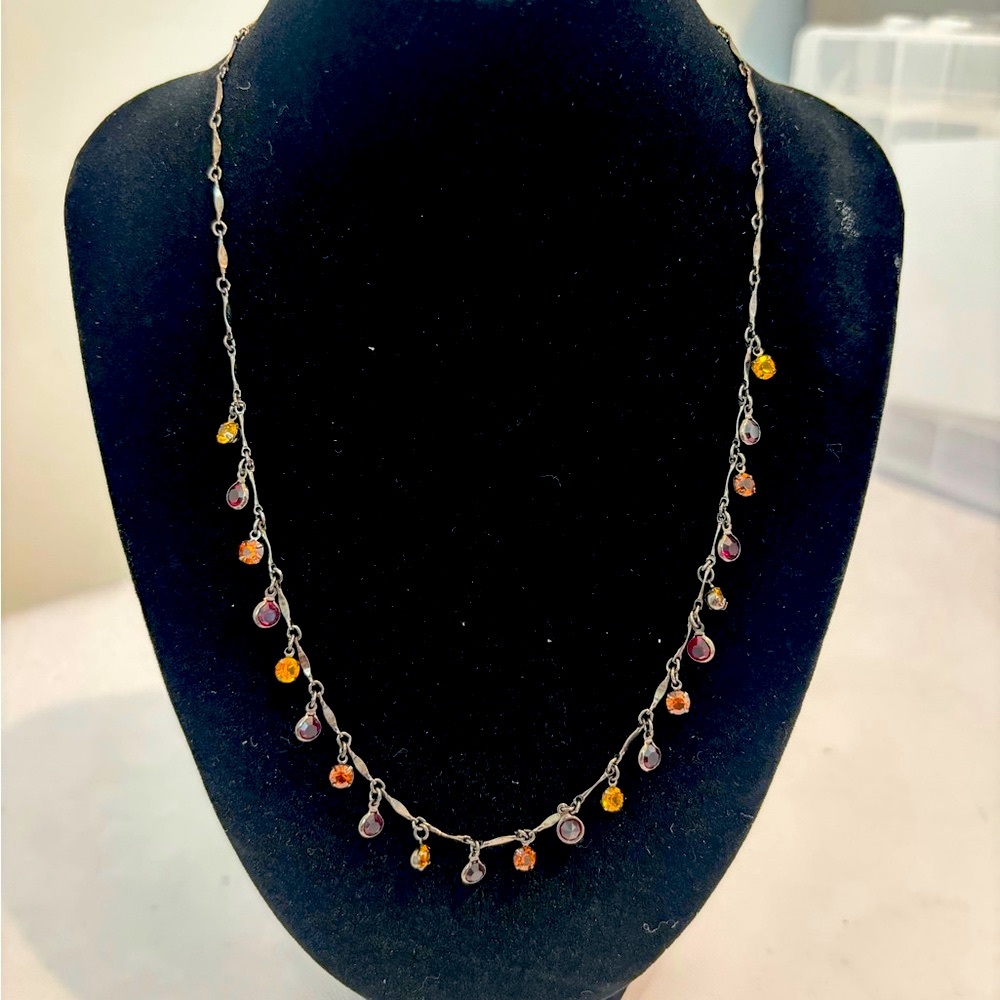 Roxanne Assoulin Multicolor Dangling Stone Necklace